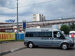 Бесплатный автобус Genser в пункт аренды автомобилей АрендаАвто-рсл на ул.Добролюбова